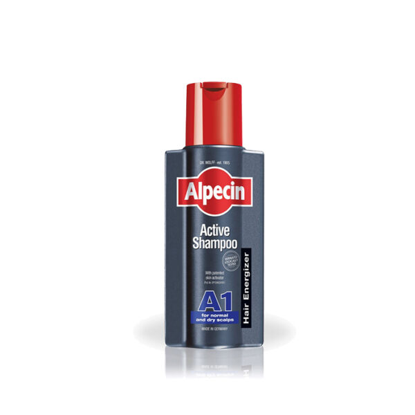 شامپو اکتیو A1 آلپسین مناسب موهای خشک و معمولی