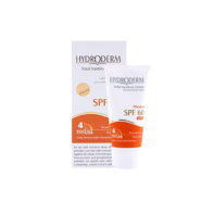 کرم ضد آفتاب SPF60 رنگی هیدرودرم مناسب پوست های خشک و حساس